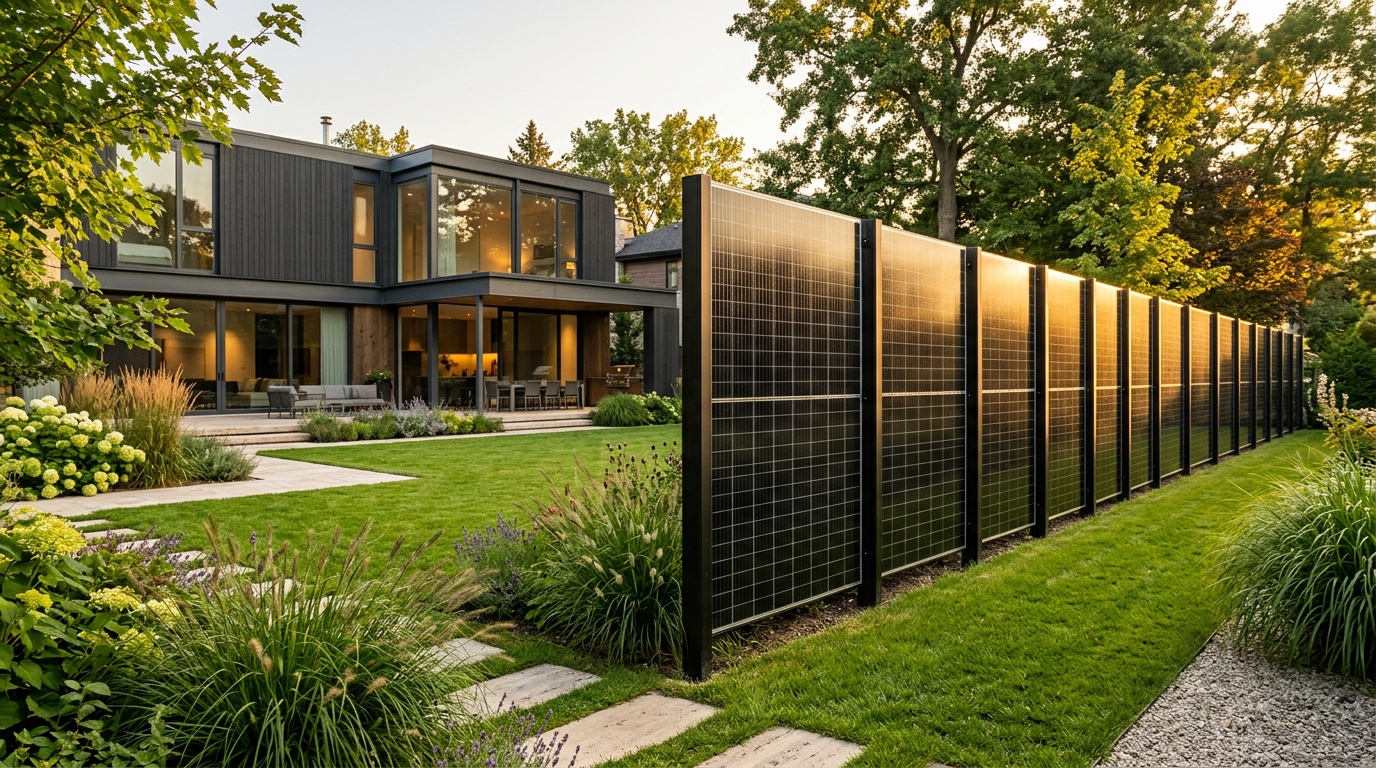 EnerGeek Bifacial Solar Fence